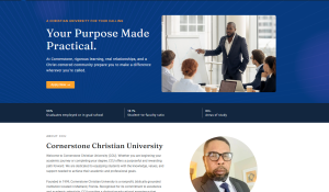 Cornerstone Christian University Unveils Upgraded Website