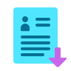 icons8 download resume 100